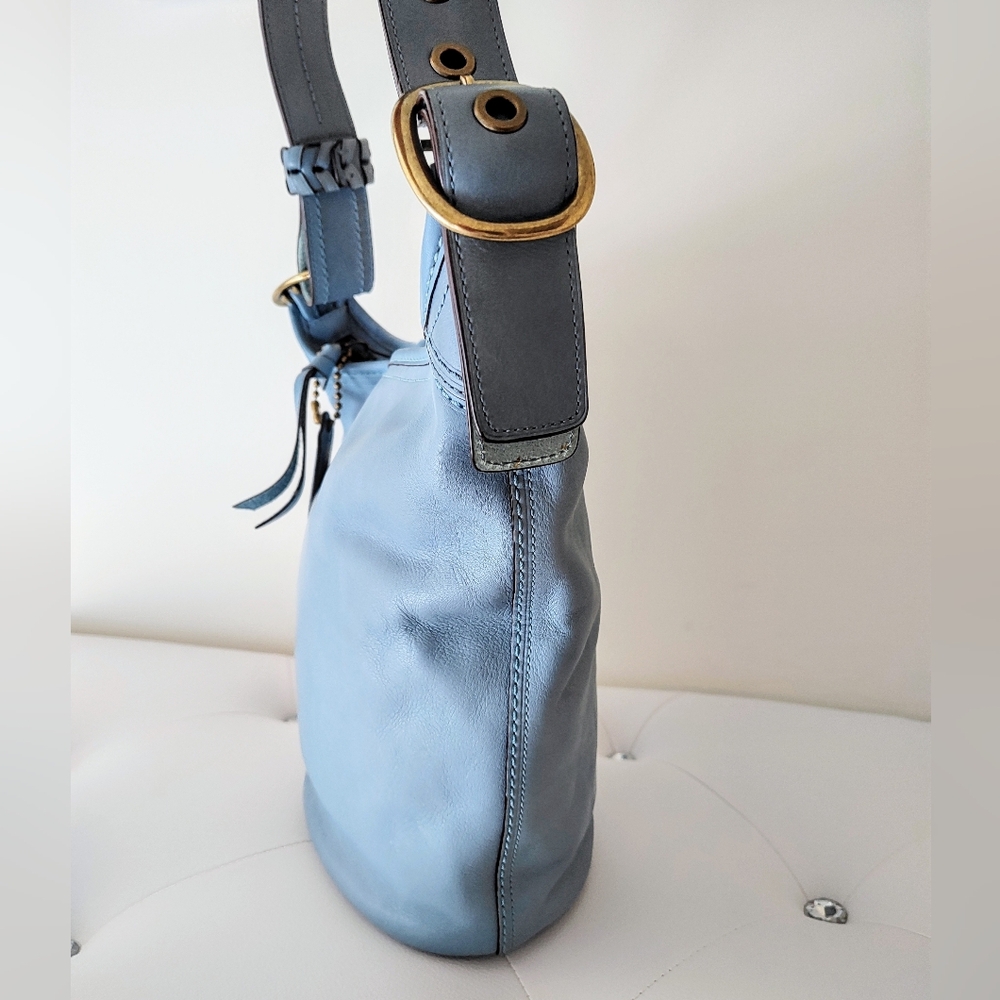 ~~COACH🩵Bleeker Tattersall Bag~~ - Picture 10 of 14